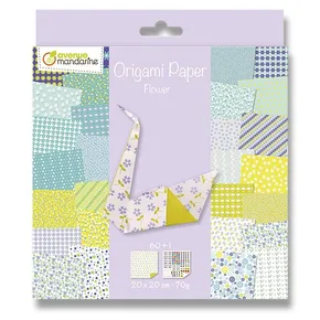 Zestaw papierowy Clairefontaine Kwiaty origami