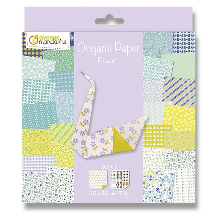 Główne zdjęcie produktu Sada papírů Clairefontaine Origami Kytky