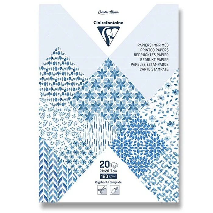 Główne zdjęcie produktu Sada papírů Clairefontaine Origami Shibory A4