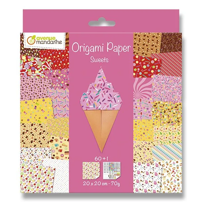 Główne zdjęcie produktu Sada papírů Clairefontaine Origami Sladkosti