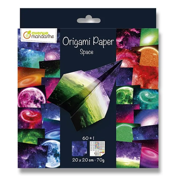 Główne zdjęcie produktu Sada papírů Clairefontaine Origami Vesmír