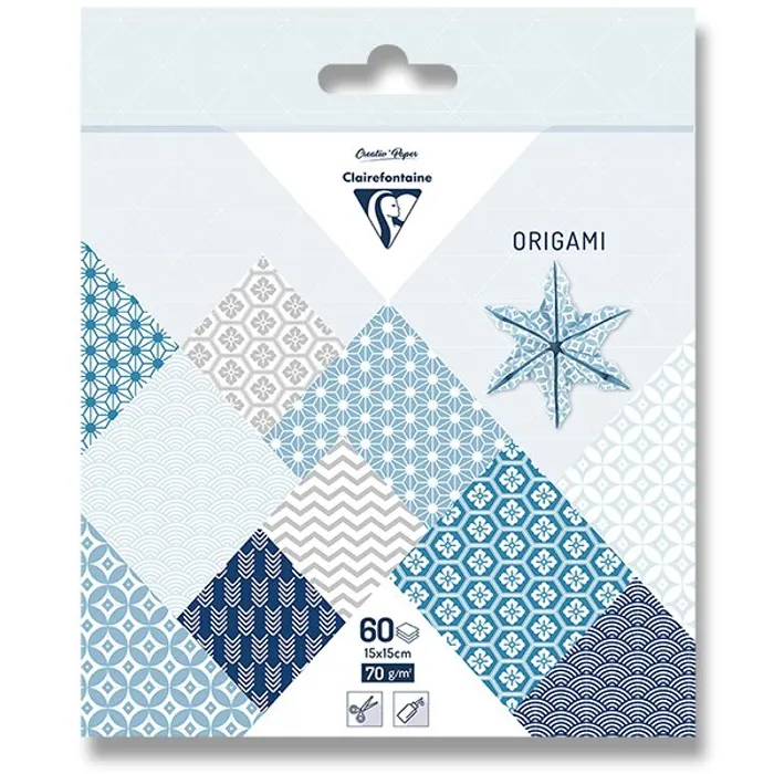 Główne zdjęcie produktu Sada papírů Clairefontaine Origami Winter