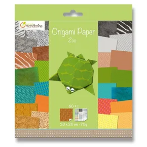 Zestaw papierów Clairefontaine Origami Zoo