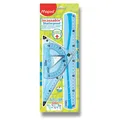 Zestaw linijek Maped Shatterproof Flex, 3-częściowy, blister