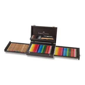 Zestaw do rysowania Faber-Castell 110085 Kolekcja drewniane pudełko, 125 szt