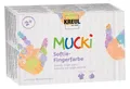 Zestaw farb do malowania palcami, "MUCKI SOFTIE", 6 kolorów, 6x150ml, KREUL