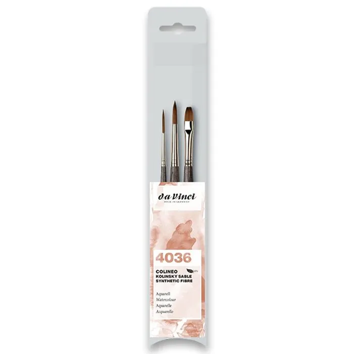 Główne zdjęcie produktu Sada štětců da Vinci Colineo Synthetics souprava, 3 ks