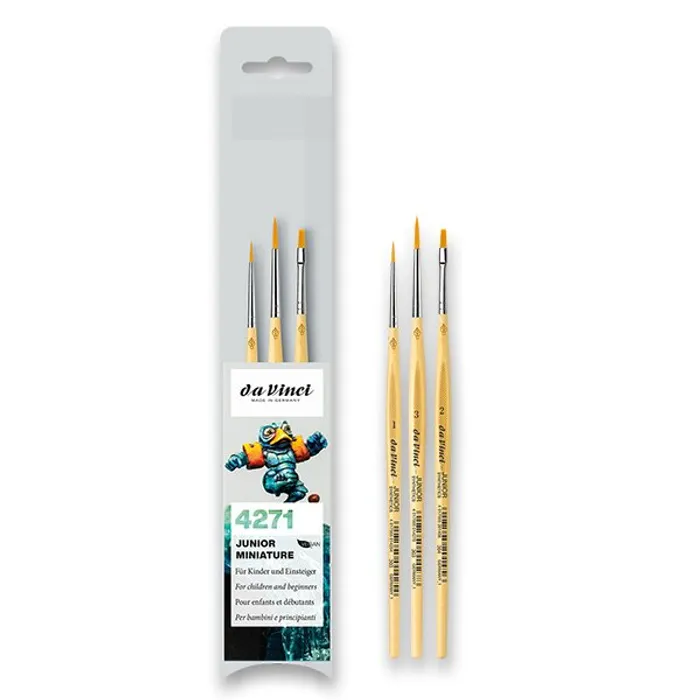 Główne zdjęcie produktu Sada štětců da Vinci Junior Synthetics souprava, 3 ks