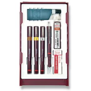 Isograph Rotring College Set 0,25, 0,35 i 0,5 mm pisaki techniczne i mikroołówek Tikky