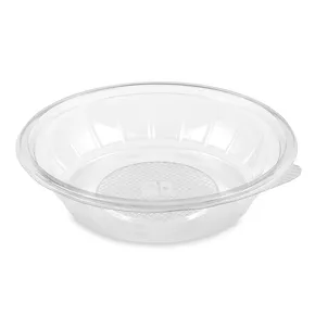 Pojemnik na sałatkę (rPET) przezroczysty średnica 230mm 1000ml [50 szt]