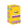 Następne zdjęcie produktu Blok samoprzylepny, 76x76 mm, 100 ark., 3M POSTIT Super Sticky, mieszane kolory