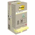 Następne zdjęcie produktu Blok samoprzylepny, 76x76 mm, 100 ark., makulaturowy, 3M POSTIT, żółty