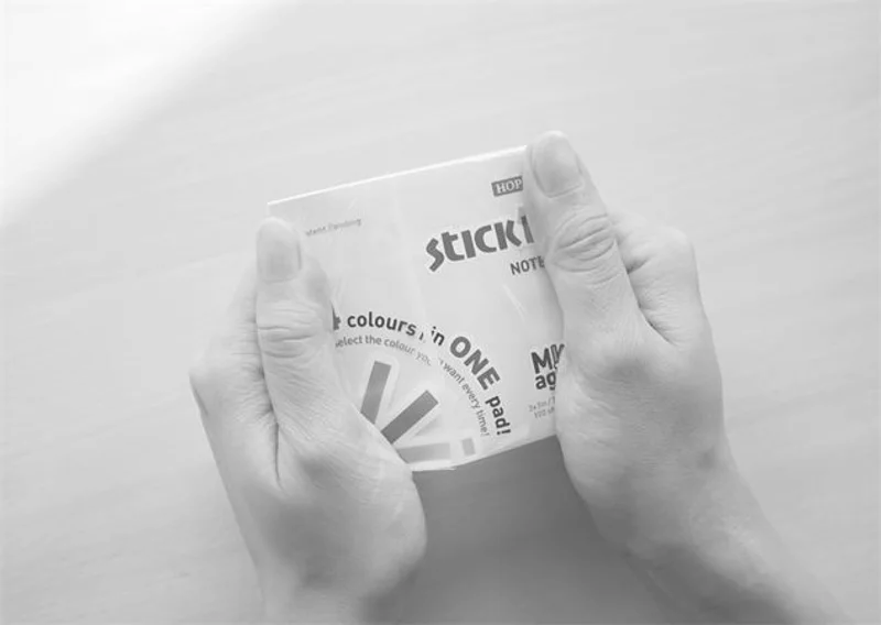 Główne zdjęcie produktu Samolepicí bloček Hopax Stick’n Notes 360 zelený