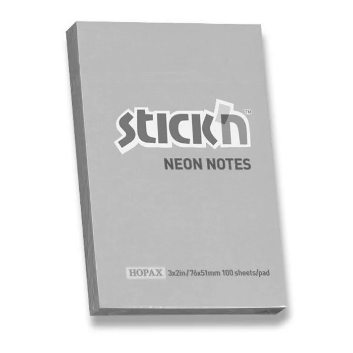 Główne zdjęcie produktu Samolepicí bloček Hopax Stick’n Notes Neon oranžový