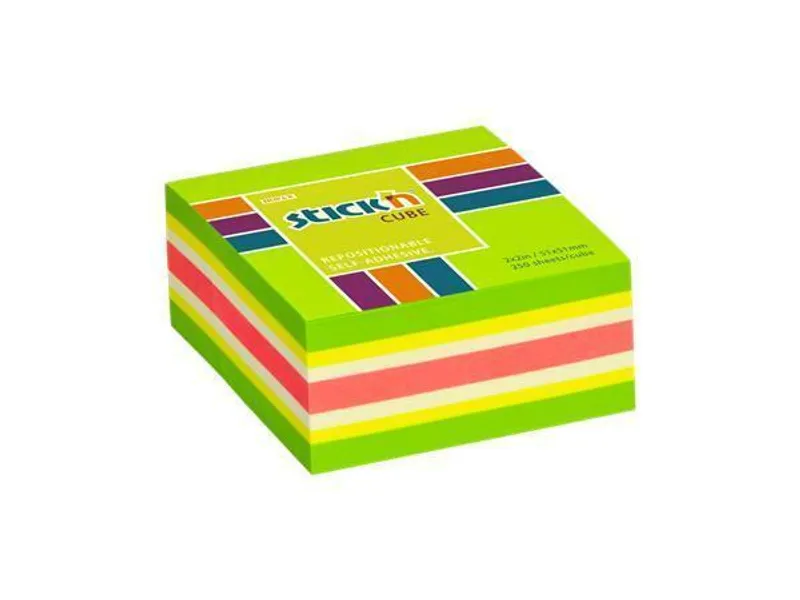 Główne zdjęcie produktu Samolepicí bloček Hopax Stick’n Notes Neon zelený