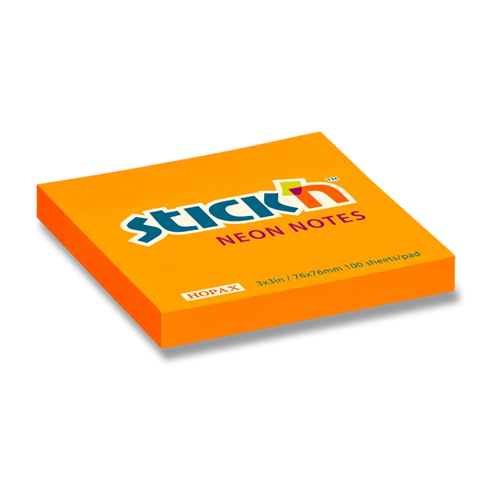 Główne zdjęcie produktu Samolepicí bloček Hopax Stick’n Notes oranžový