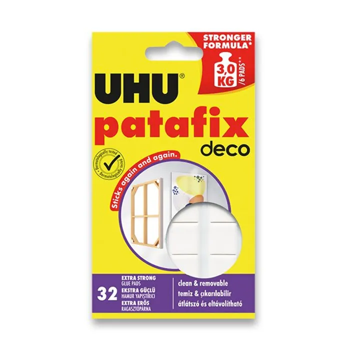 Główne zdjęcie produktu Samolepicí guma Patafix Homedeco 32 ks