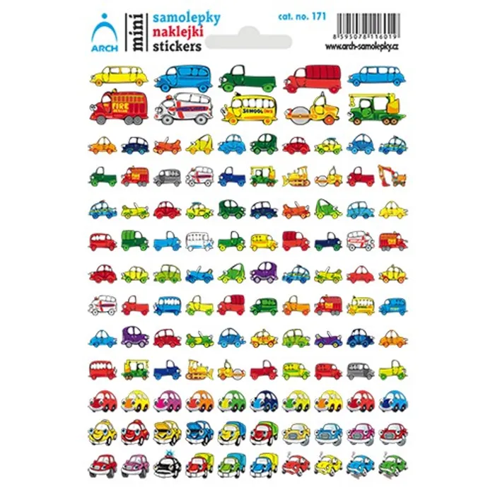 Główne zdjęcie produktu Samolepky "Autíčka"