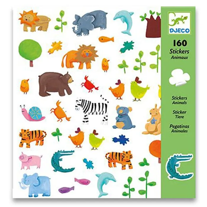 Główne zdjęcie produktu Samolepky Djeco ZOO