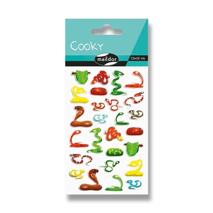 Główne zdjęcie produktu Samolepky Maildor 3D Cooky Hadi