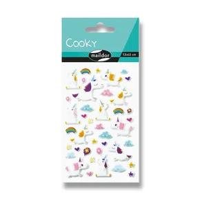 Naklejki Maildor 3D Cookie Jednorożce