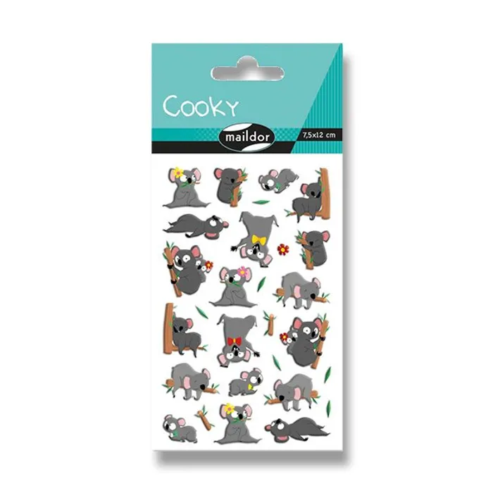 Główne zdjęcie produktu Samolepky Maildor 3D Cooky Koaly