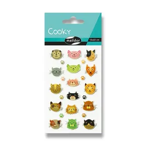 Naklejki Maildor 3D Cooky Cat Heads