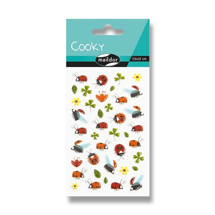 Główne zdjęcie produktu Samolepky Maildor 3D Cooky Létající berušky