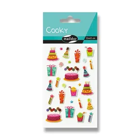 Naklejki Maildor 3D Cookies Urodzinowe