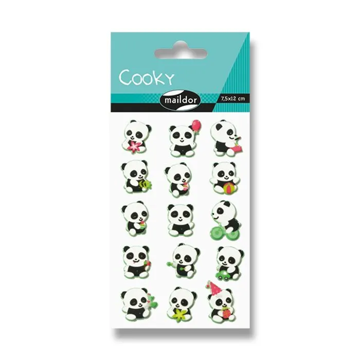 Główne zdjęcie produktu Samolepky Maildor 3D Cooky Panda