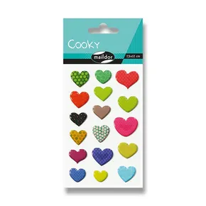 Naklejki Maildor 3D Cookies Wzorzyste serca