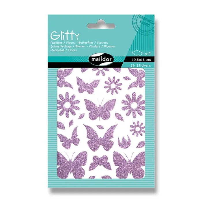 Główne zdjęcie produktu Samolepky Maildor Glitty Louka