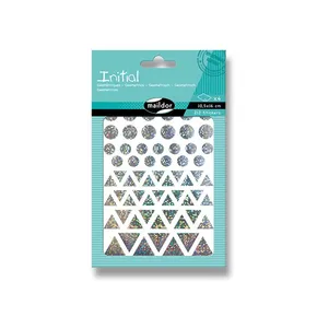 Maildor początkowe holograficzne naklejki geometryczne