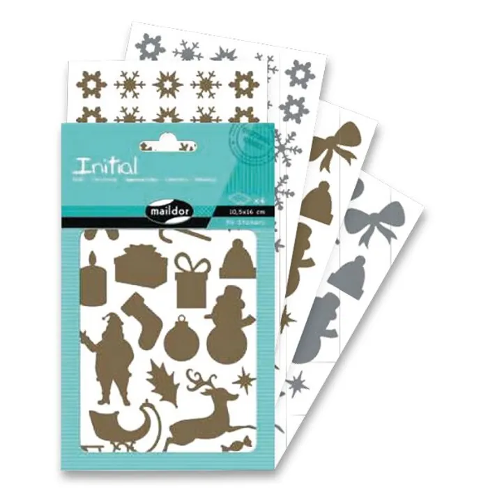 Główne zdjęcie produktu Samolepky Maildor Initial Vánoce