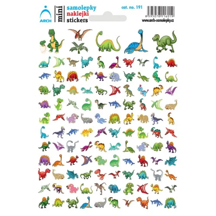 Główne zdjęcie produktu Samolepky "Dinosauříci"