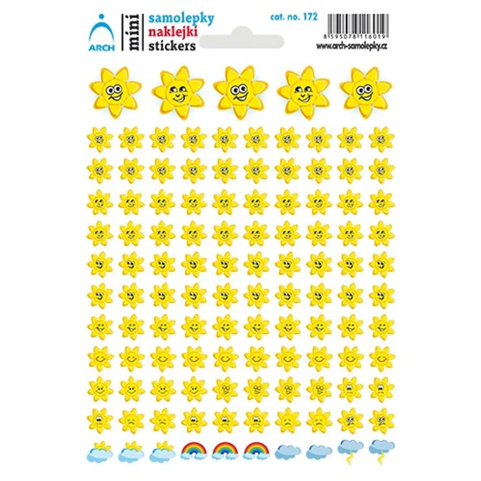 Główne zdjęcie produktu Samolepky "Sluníčka"