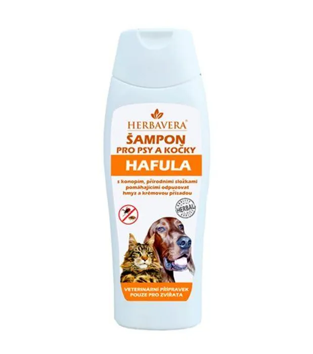 Główne zdjęcie produktu Šampon antiparazitní pro psy a kočky HAFULA 250 ml