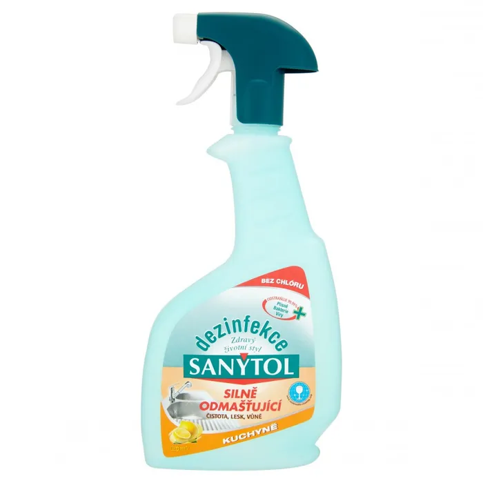 Główne zdjęcie produktu Sanytol dezinfekční odmašťující čistič na kuchyně 500 ml