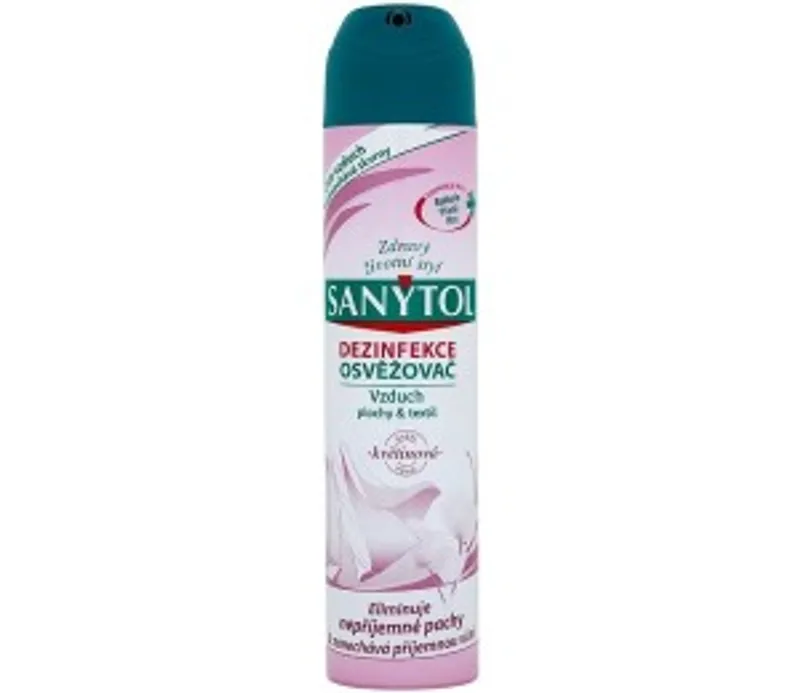 Główne zdjęcie produktu Sanytol Květinová vůně desinfekční osvěžovač vzduchu na plochy a textil 300 ml