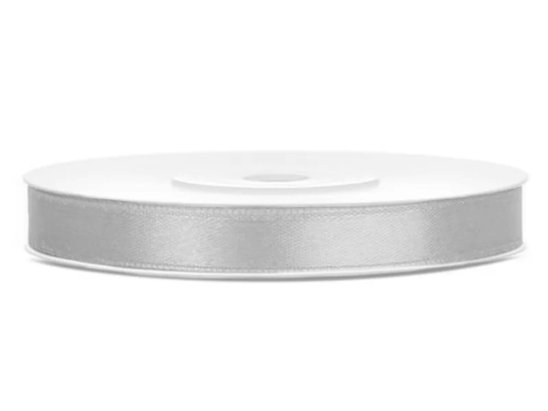 Główne zdjęcie produktu Saténová stuha, světle modrá, 6 mm x 25 m