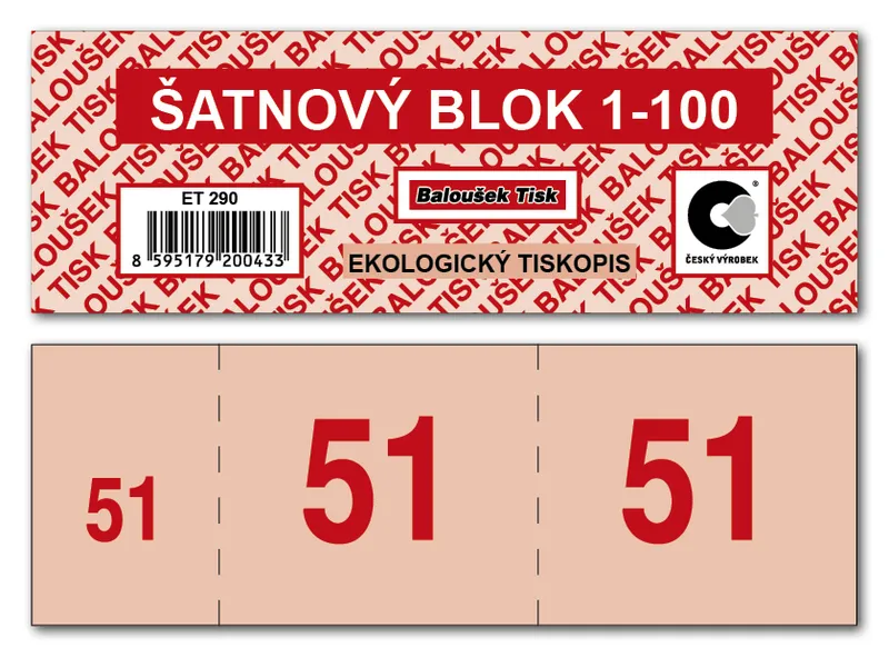 Główne zdjęcie produktu Šatnový blok 1-100 ET290