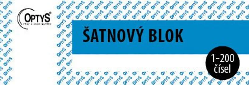 Główne zdjęcie produktu Šatnový blok, 200 listů 1280