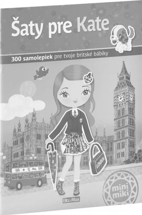 Główne zdjęcie produktu Šaty pre KATE – Kniha samolepiek