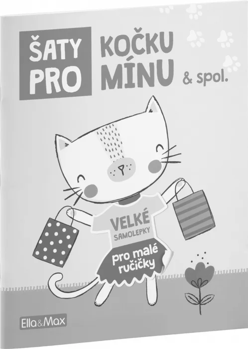 Główne zdjęcie produktu Šaty pro KOČKU MÍNU – Kniha samolepek