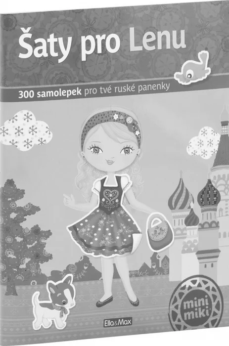 Główne zdjęcie produktu Šaty pro LENU - kniha samolepek