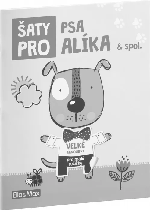 Główne zdjęcie produktu Šaty pro PSA ALÍKA – Kniha samolepek