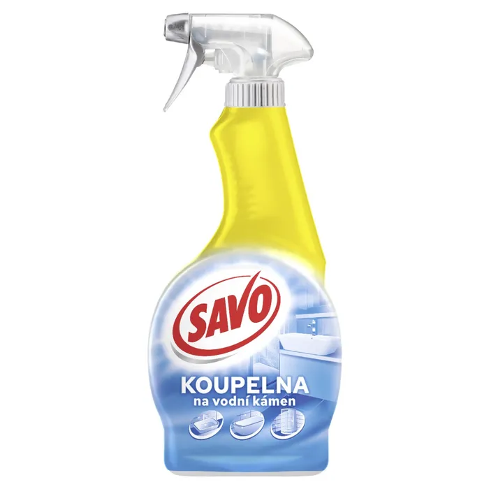Główne zdjęcie produktu Savo Koupelna na vodní kámen čisticí sprej 500 ml rozprašovač