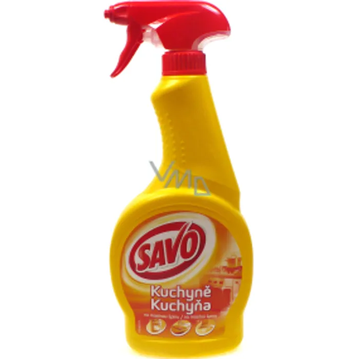 Główne zdjęcie produktu Savo Kuchyně tekutý čistič na mastnou špínu rozprašovač 500 ml