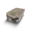 Sznycel box (z tektury falistej) kraft z nadrukiem 280 x 170 x 60 mm [100 szt]