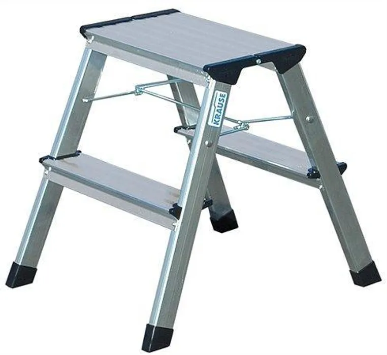 Główne zdjęcie produktu Schůdky, 2x2 schody, hliníkové, KRAUSE "Treppy"